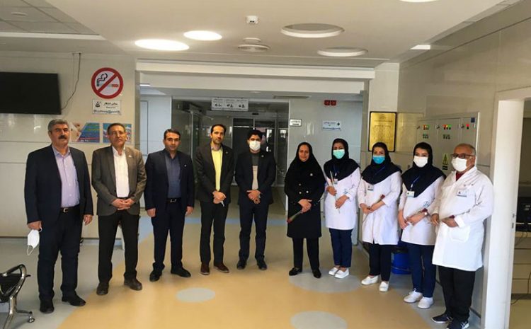  عرض تبریک و تقدیر مدیریت و کارکنان محترم بانک صادرات از پرستاران بیمارستان پارسیان به مناسب روز پرستار